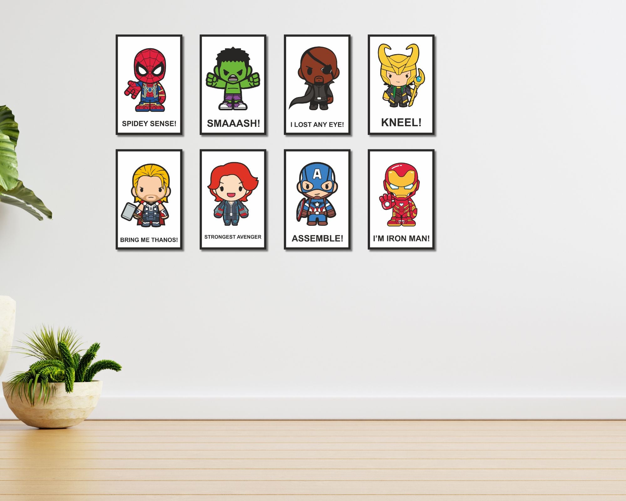 Spidey And Friends Wall Decal Avengers Wall Decal Set – 5-Piece - Foto 2